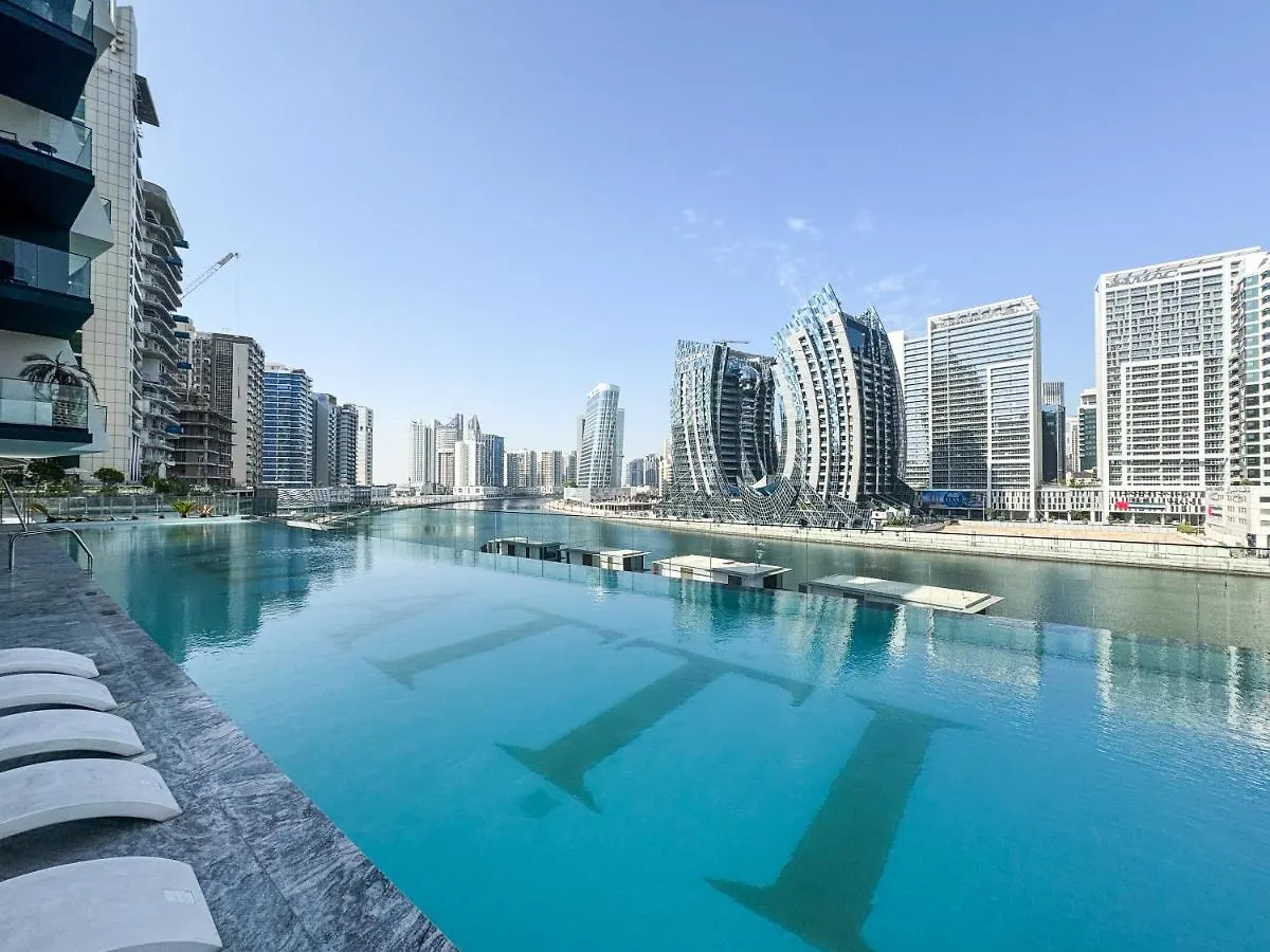 Aliving Stylish Studio Binghatti Canal View & Burj Khalifa Dubai 0*,